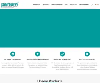 Parsum.de(Gesellschaft für Partikel) Screenshot