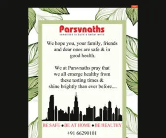Parsvnath.com(Parsvnath Developers one of India’s leading real estate developers) Screenshot