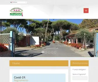 Partaccia.it(Camping Versilia) Screenshot