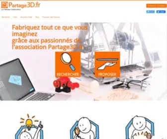 Partage3D.fr(Plateforme) Screenshot