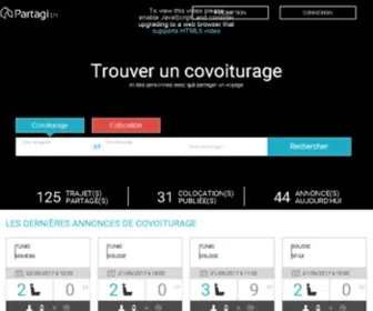 Partagi.tn(Site de Covoiturage N) Screenshot