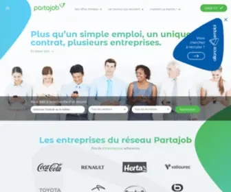 Partajob.com(Mieux qu'un CDI intérimaire) Screenshot