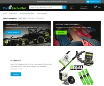 Partdiscounter.com(Parts for ATV Motorcycle Lawn Mowers and More) Screenshot