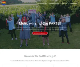 Partei-Emsland.de(Die PARTEI) Screenshot