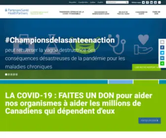 Partenairesante.ca(HealthPartners) Screenshot