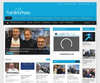 Partenopress.com(Agenzia di Stampa Video e Foto Giornalistica) Screenshot