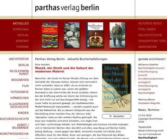 Parthasverlag.de(Parthas) Screenshot