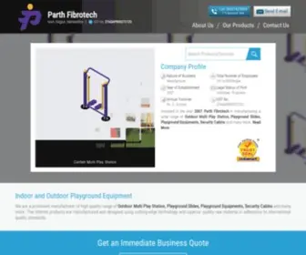 Parthfibrotech.com(Parth Fibrotech) Screenshot