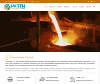 Parthmanufactures.com(Cable Gland Manufacturers) Screenshot