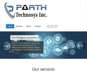 Parthtechnosys.com(Parth Technosys) Screenshot