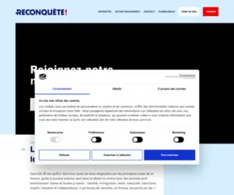 Parti-Reconquete.fr(RECONQUÊTE) Screenshot