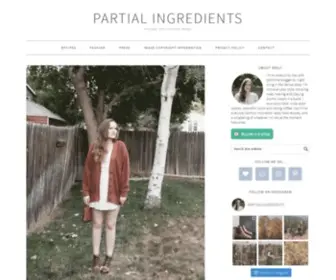 Partial-Ingredients.com(Partial Ingredients) Screenshot