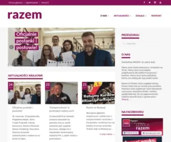 Partiarazem.pl(Partia Razem) Screenshot