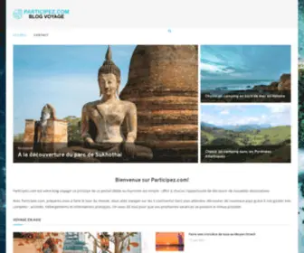 Participez.com(Blog voyage) Screenshot