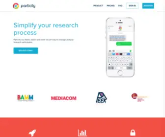 Particity.co.uk(Home) Screenshot