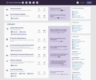 Particl.community(Particl Community) Screenshot