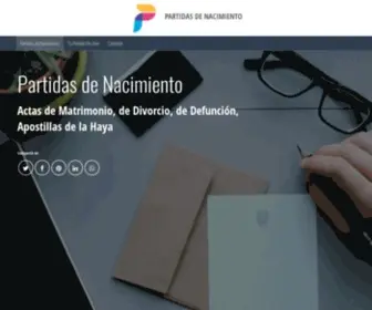 Partidanacimiento.com.ar(Partidas de Nacimiento) Screenshot