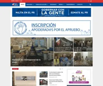 Partidoradical.cl(Partido Radical) Screenshot