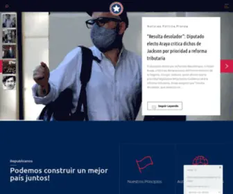 Partidorepublicanodechile.cl(Partido Republicano de Chile) Screenshot