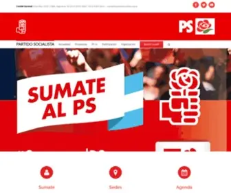 Partidosocialista.org.ar(Partido Socialista) Screenshot