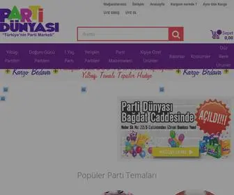 Partidunyasi.com(Parti Dünyası) Screenshot