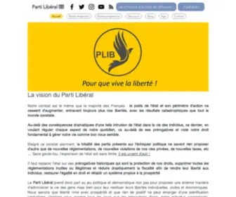 Partilibertarien.fr(France) Screenshot