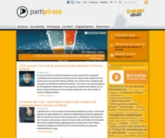 Partipirate.ch(Parti Pirate Suisse) Screenshot