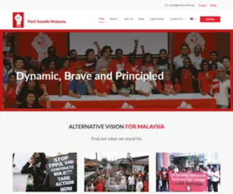 Partisosialis.org(Marhaen Malaysia) Screenshot