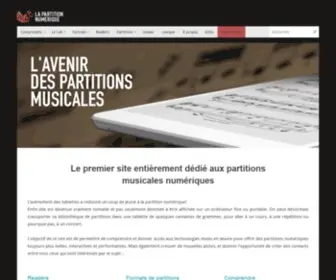 Partitionnumerique.com(La partition numérique) Screenshot