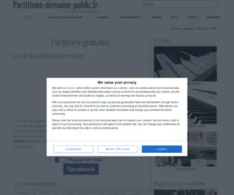 Partitions-Instrumentales.fr(Partitions gratuites pour piano) Screenshot