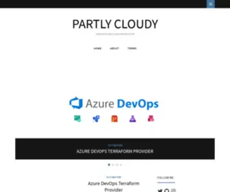 Partlycloudy.blog(Thoughts on cloud native stuff) Screenshot