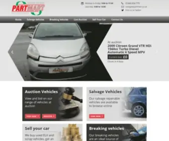 Partmart.co.uk(Partmart Automotive Recycling Ltd Motor Salvage & Recycled Parts in Hengoed Wales) Screenshot