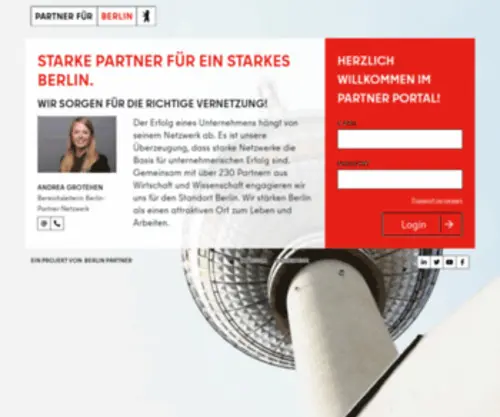 Partner-Portal.berlin(Partner Portal) Screenshot