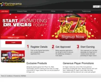 Partnerama.com Screenshot