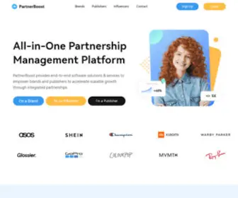 Partnerboost.com(All-in-One Partnership Management Platform) Screenshot