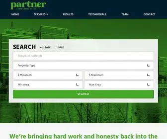 Partnercom.com.au(Partner Commercial) Screenshot