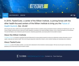 Partneringforcures.org(Partnering For Cures) Screenshot