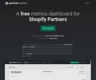 Partnermetrics.io(Partner Metrics) Screenshot