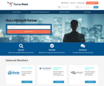 Partnerpoint.com(Find Technology Companies) Screenshot