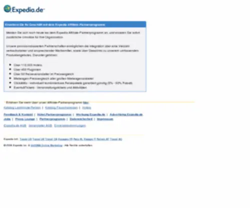 Partnerprogramme-Expedia.de(Partnerprogramme Expedia) Screenshot