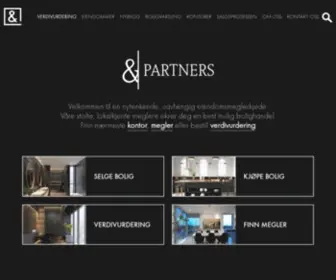 Partners.no(Vi selger eiendommer i hele norge velkommen til PARTNERS) Screenshot