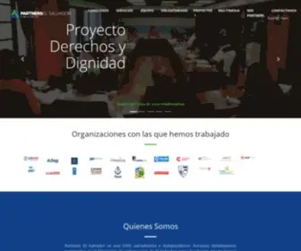 Partnerselsalvador.org(Partners El Salvador) Screenshot