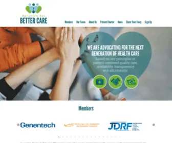 Partnersforbettercare.org(Partners For Better Care) Screenshot