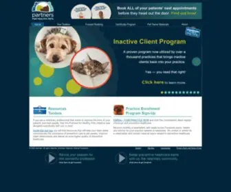 Partnersforhealthypets.org(Partners for Healthy Pets) Screenshot