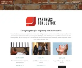 Partnersforjustice.org(Partners for Justice) Screenshot