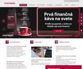 Partnersgroup.sk(Finančné plánovanie) Screenshot