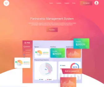 Partnership-Manager.com(Partnership Management System) Screenshot