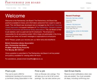 Partnershipjobs.ca(Partnership Job Site) Screenshot