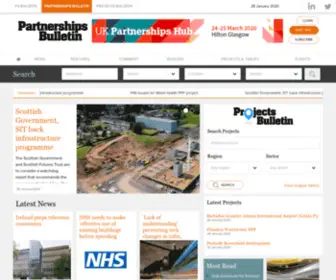 Partnershipsbulletin.com(Public Private Partnerships News & Data) Screenshot