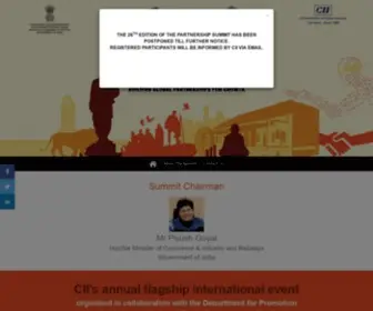 Partnershipsummit.com(CII Partnershipsummit 2020) Screenshot